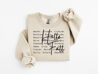 Hello Fall Sweatshirt