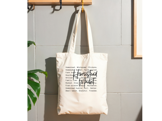 Homestead Market Cotton Canvas Tote Bag